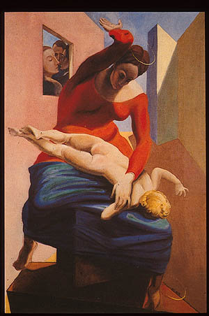 Max ernst -la Vergine sculaccia il bambinello- 